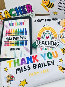 Thank you teacher gift box