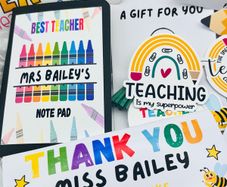 Thank you teacher gift box