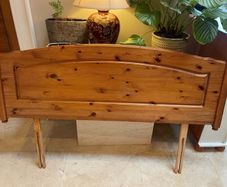 Lovely Solid King Size Wooden Headboard - Can Deliver