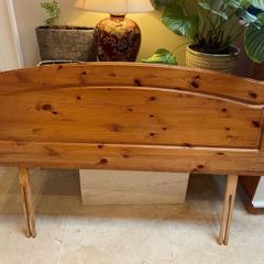 Lovely Solid King Size Wooden Headboard - Can Deliver
