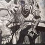 Simon Bisley original comic art Tower Chronicles Full Splash page Werewolf Fight Image 2