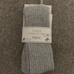 5-6y girl grey tights BNIB