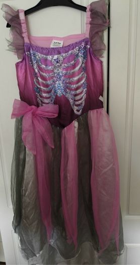 Girls Zombie Prom Queen Costume Aged 7-8