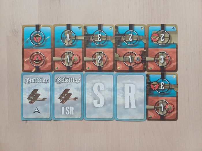 Blue Max World War 1 Air Combat Strategy Board Game OOP 2013