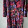 vintage 70's dress with pleated skirt Image 5