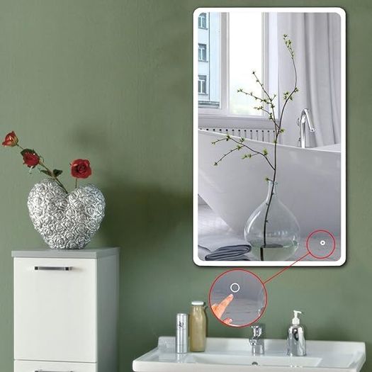 LED Bathroom mirror  Illuminated Mirror LED Bathroom Mirror  Bathroom Mirror Wall Mirror Bathroom Mirror with Lighting Bathroom Mirror LED Touch