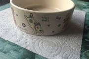 Porcelain dog bowl