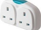 Twin UK to Europe Adaptor with Nightlight