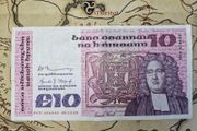 10 Pound B Series 8/12/80 Irish Note