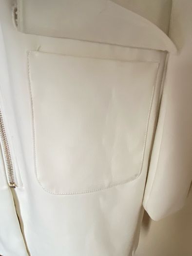 H & M  White Coat Size Uk10/12