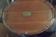 a antique oak galley tray c 1910