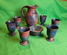 Handmade ceramic set by Michael Kennedy - Sligo Pottery, Ireland