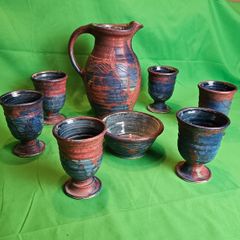 Handmade ceramic set by Michael Kennedy - Sligo Pottery, Ireland