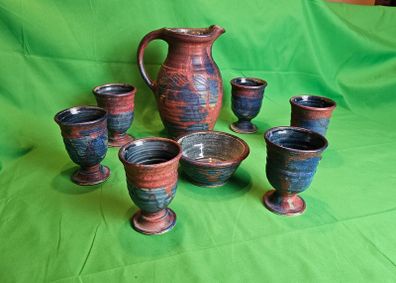 Handmade ceramic set by Michael Kennedy - Sligo Pottery, Ireland