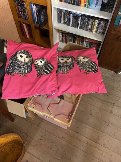 Selection of Pillows and Door Stops