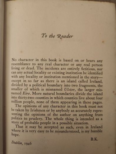 Land Without Stars. By Benedict Kiley.  First Edition Hardback With Dustjacket In Fair Condition.