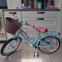 18 Inch Verve Star Bike with Basket Mint