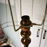 Antique brass floor lamp Image 5