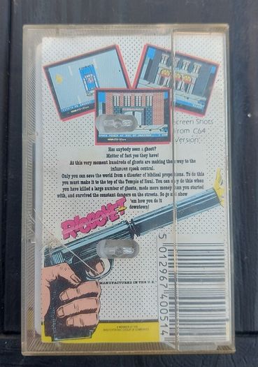 Ghostbusters Commadore 64 cassette game