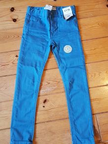 BNWT Age 8-9 Blue Skinny Jeans