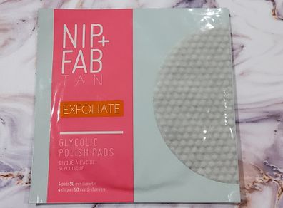 NIP+FAB Tan Exfoliate Glycolic Polish Pads - New