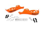Pair of Acerbis Rally Profile Handguards For Motorbike Orange Color