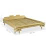Bed Frame Bamboo 160x200 cm Image 6