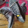 meindl Bhutan hunting hiking boots, there is another pair of meindl in the photos and a pair of Haix size 10, and lastly a pair of Mammut boots size 10, all great boots and in super condition. Image 3