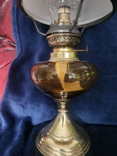Victorian oil lamps