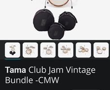 Tama club jam vintage + bags