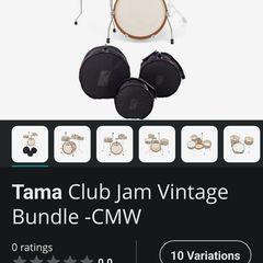 Tama club jam vintage + bags
