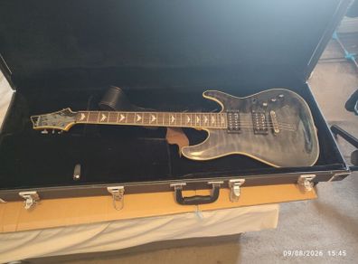 Schecter electric guitar with case