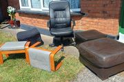 Free ottomans, foot stools, office swivel chair