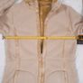 Marks & Spencer Beige Cream Suede Shearling Trim Zip-Up Jacket 12UK/40EU Image 9