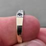 Vintage 9ct Gold Sapphire Eternity Ring Image 7