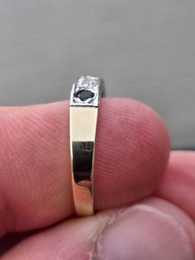 Vintage 9ct Gold Sapphire Eternity Ring