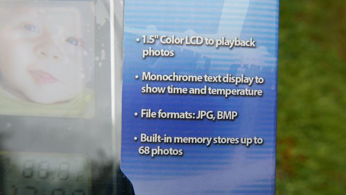 Mustek Digital Clock Pictures Travelphoto Frame Holds 70 Pictures Model PF-E150