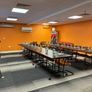 6 Flip Top Table on castors and 11  meeting chairs Image 2
