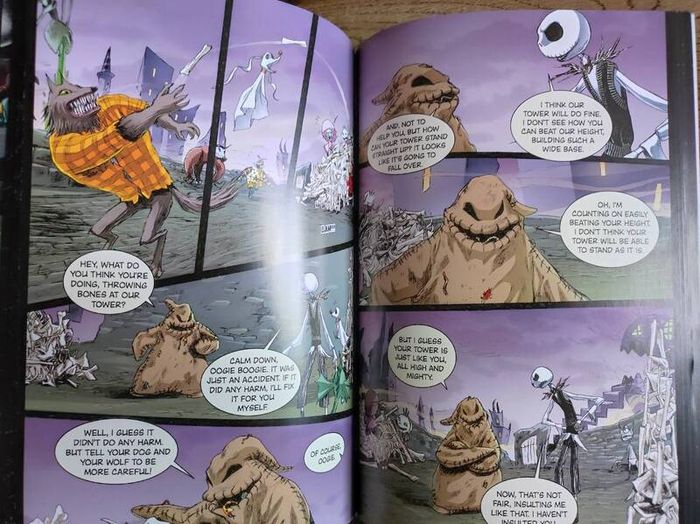 Disney Tim Burton's The Nightmare Before Christmas: The Battle For Pumpkin King, comic book, Age 6+