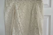 Organza long sleeve blouse