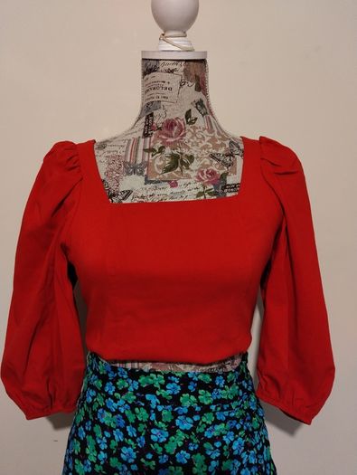 Red Crop Top, New With Tags