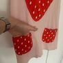 Gorgeous strawberry tunic for a girl, 110cm (4-5 years) Image 2