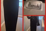 Harrods brand black vintage velvet full length skirt, sz 14. Excellent condition, D18 post 8e