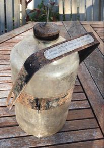 1930s / 1940s Glass Paraffin Bottle