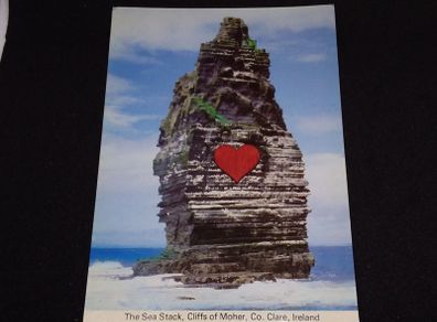 Ireland Postcard : The Sea Stack , Cliffs of Moher , Co. Clare - 1980s