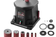 Oscillating Spindle Sander 2000RPM Benchtop Spindle Sander with 6 Sleeves (12.7-76.2 mm) 15 mm Stroke  Dust Connection Port for Furniture Finishing Crafts Sanding DIY Woodworking