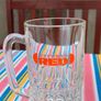 watneys red half pint tankard glass ,with crown stamp at back of glass 544 on stamp,buyer collects or pays postage thank you, see pictures for condition, good ,take as is, Image 3