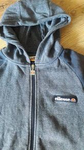 Ellesse navy two tone hoodie size uk6