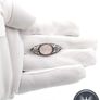 Vintage 925 Silver Rose Quartz Brooch Image 6