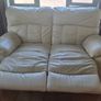 3 & 2 Seater leather couch Image 4